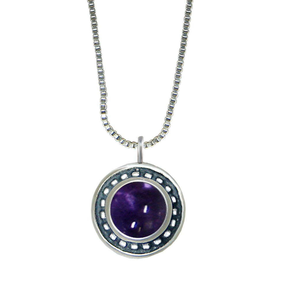 Sterling Silver Little Iolite Pendant Necklace